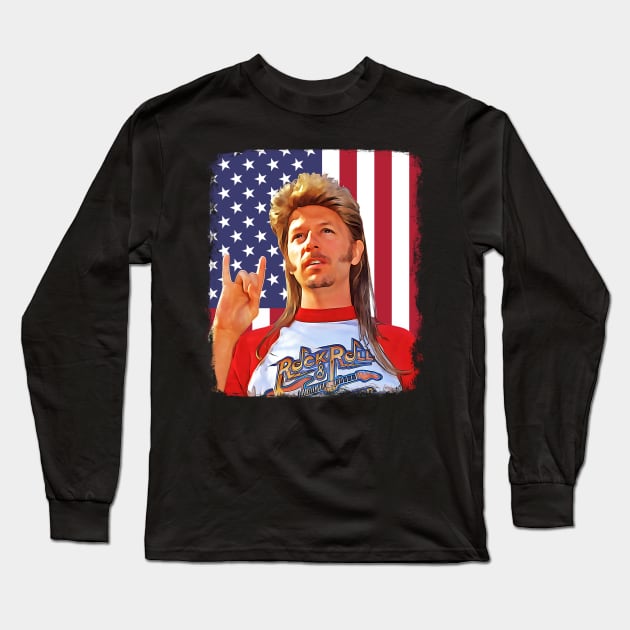 American Joe Dirt Comedy Gift for Fans Lovers Long Sleeve T-Shirt by Lovely Tree